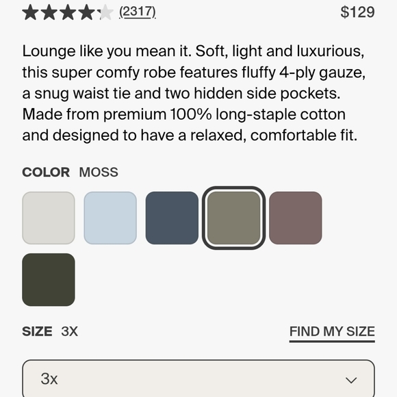 Parachute Cotton Robe - Picture 4 of 10